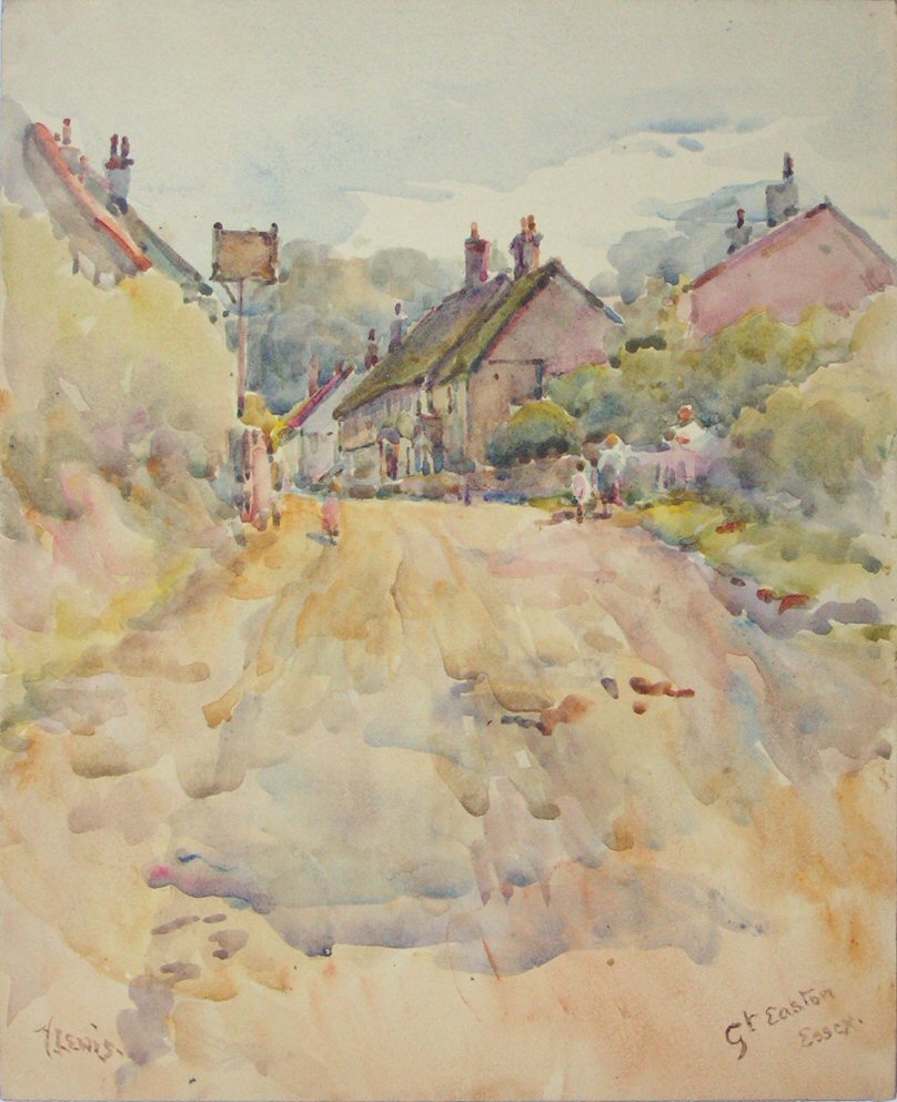Watercolour - Gt. Easton, Essex